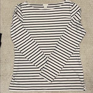 J.Crew Factory striped boatneck t-shirt